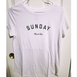 NWOT "Sunday Brunch Club" Tshirt